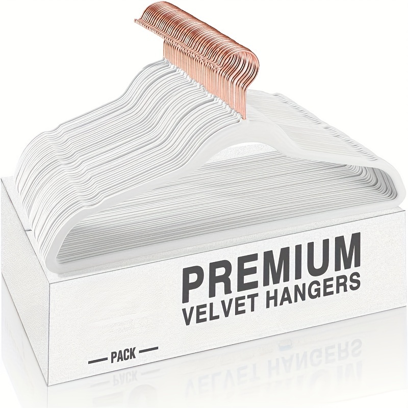 Non-slip Flocking Hanger for Clothes Organization