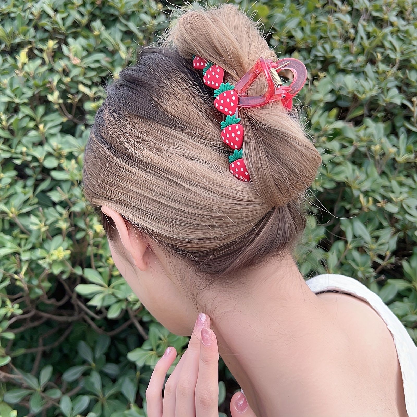 Pinza Pelo Cuadrada Fresa Pinza Pelo Mujer Accesorios - Temu