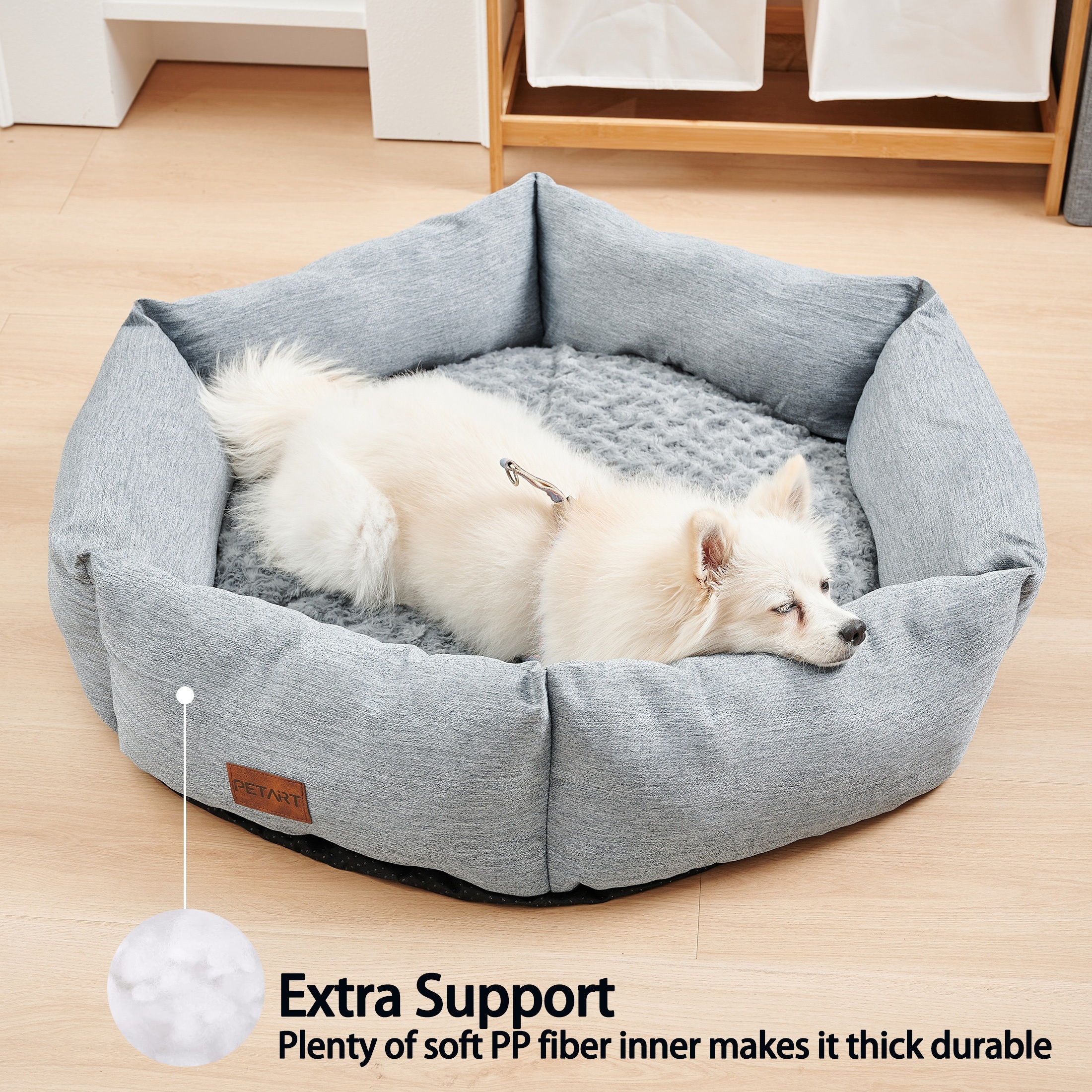 Our Pets Long Plush Dog Mat, Dog Bed & Crate Mat (Extra Plush & Versatile  Washable Dog Bed. Perfect Dog Crate Mat and Calming Dog Bed with Nonslip