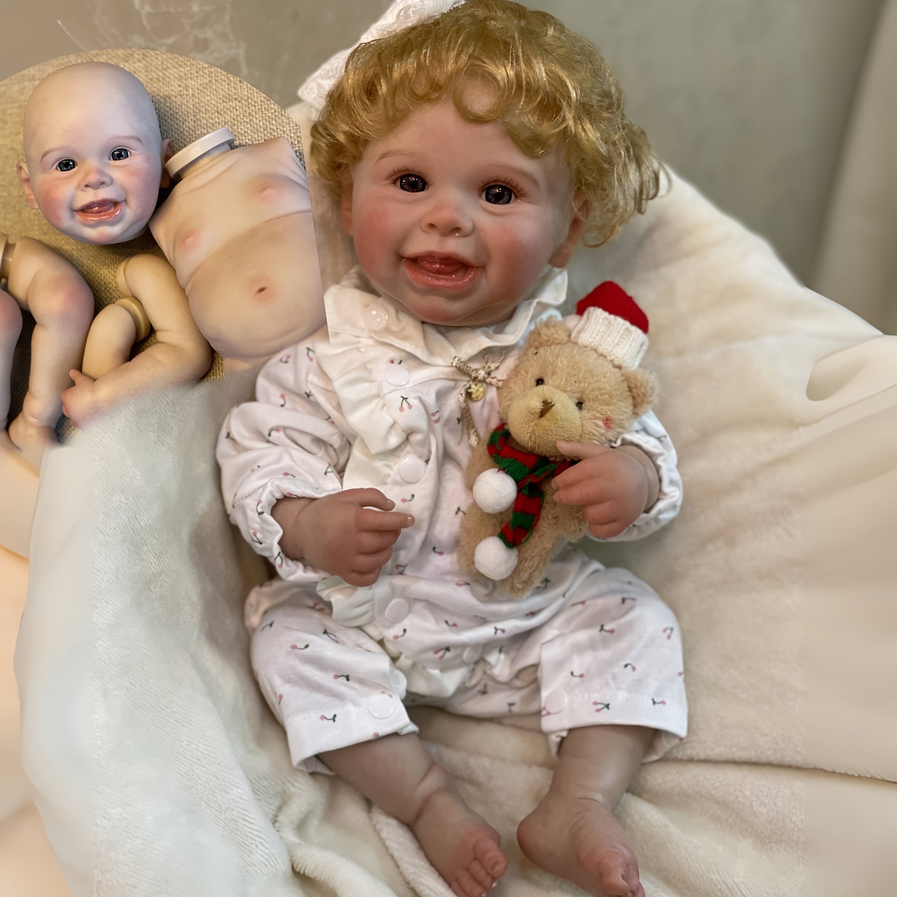 Unpainted Silicone Reborn Dolls Lifelike Sleeping Full Body - Temu