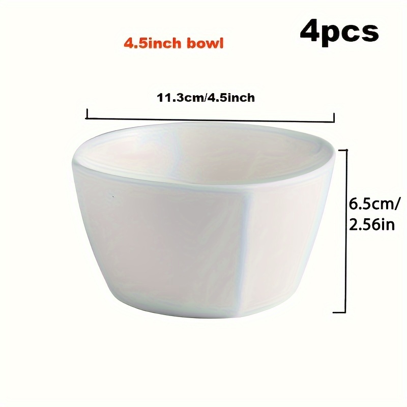 White Soup Cup With Lid 4.5 inch