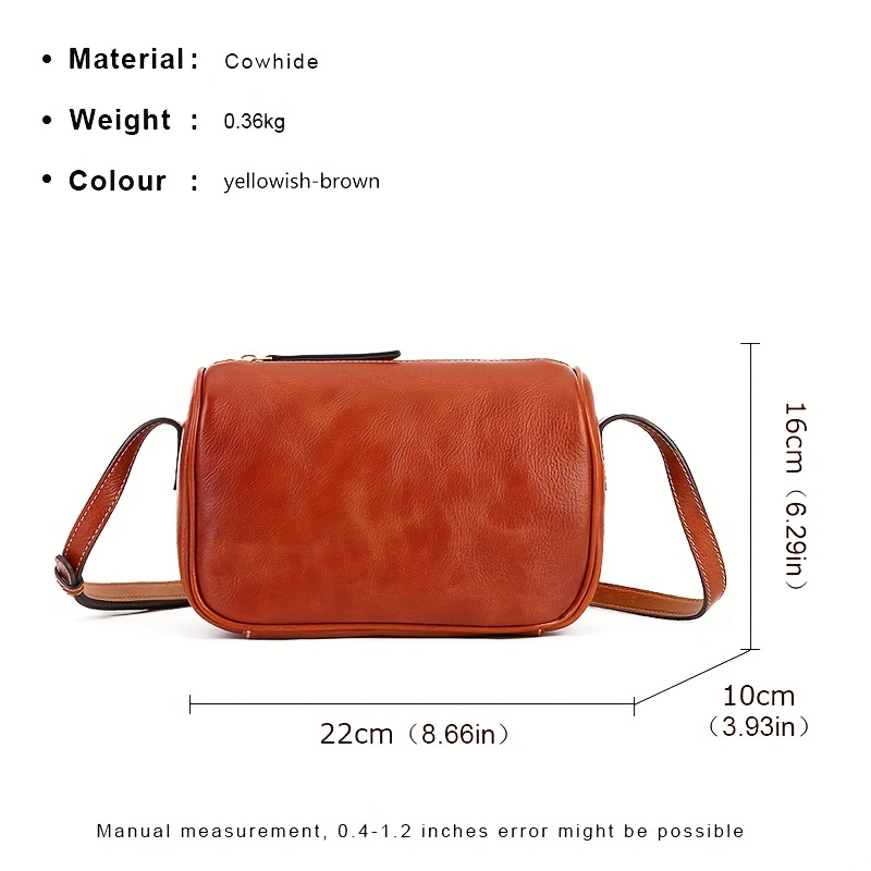 Genuine Leather Crossbody Bags Luxury Simple Handbags High Quality Shoulder  Bags