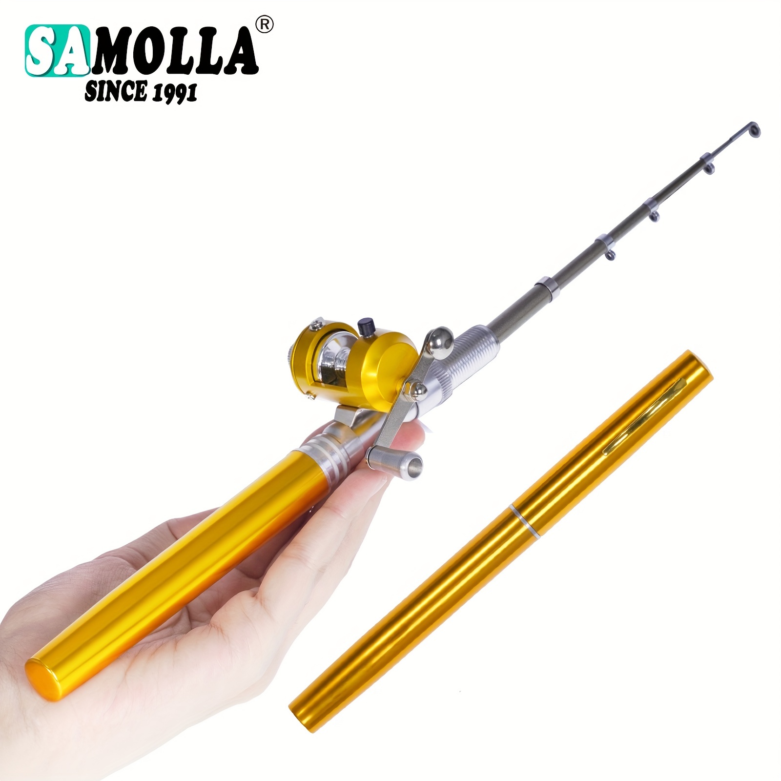 Mini Telescopic Fishing Rod Lightweight Fishing Reel Ice - Temu