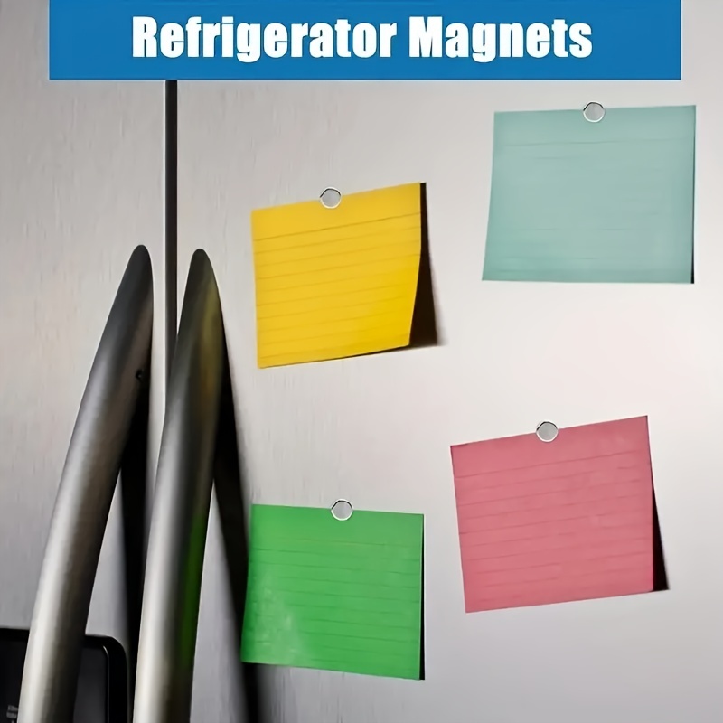 Small Magnets Metal Magnet Refrigerator Magnets Strong Thin - Temu