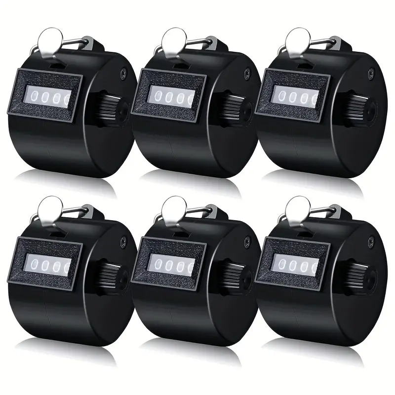 Manual Counter 4 Digit Mechanical Palm Click Counter Plastic