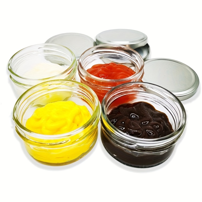 Sauce Cups With Lids, Reusable Sauce Containers With Leakproof