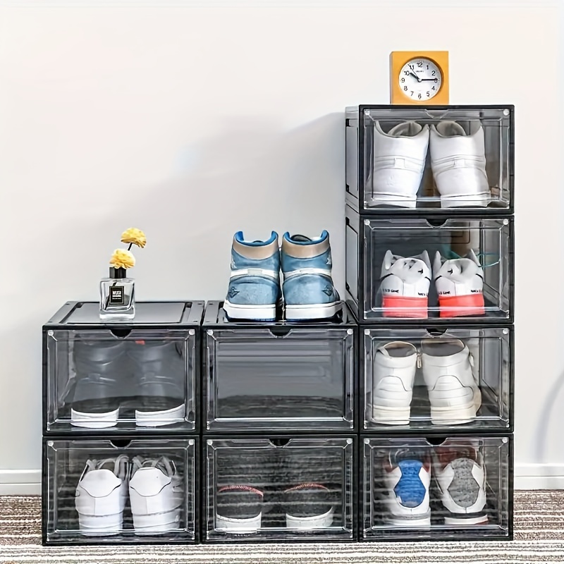 Acheter Support de Protection tiroir étui porte-chaussures boîte de rangement  chaussures transparentes armoire à chaussures organisateur de chaussures