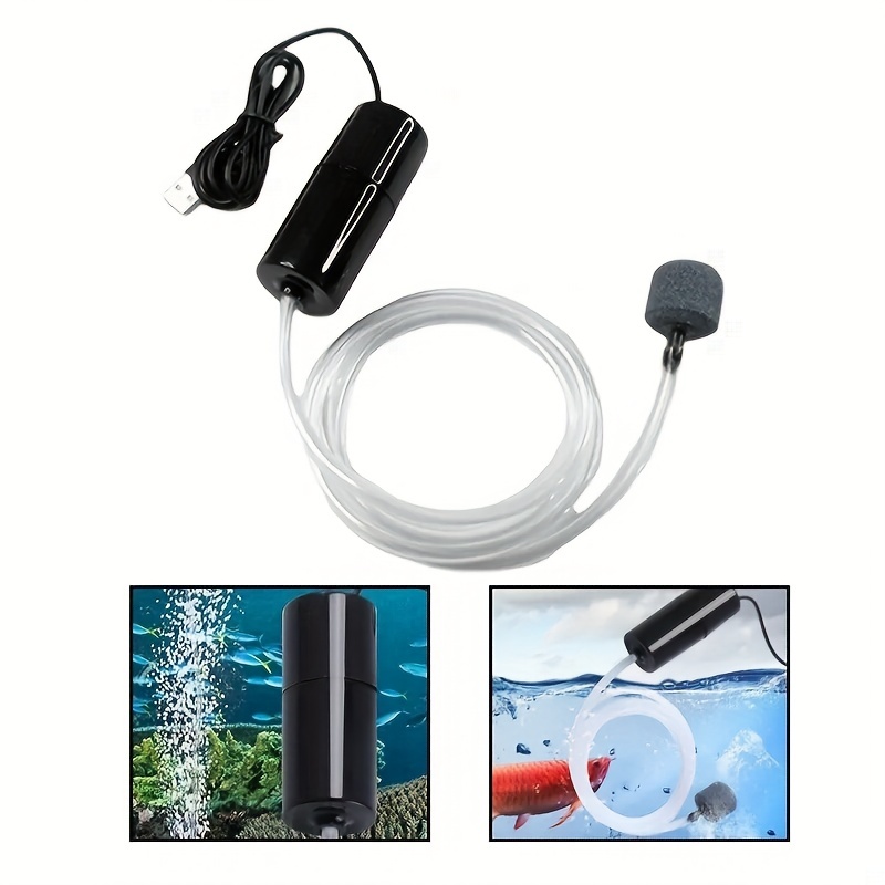 Acheter 5V 1W Mini Aquarium oxygène pompe à Air Aquarium USB silencieux  compresseur d'air Portable pêche oxygénateur