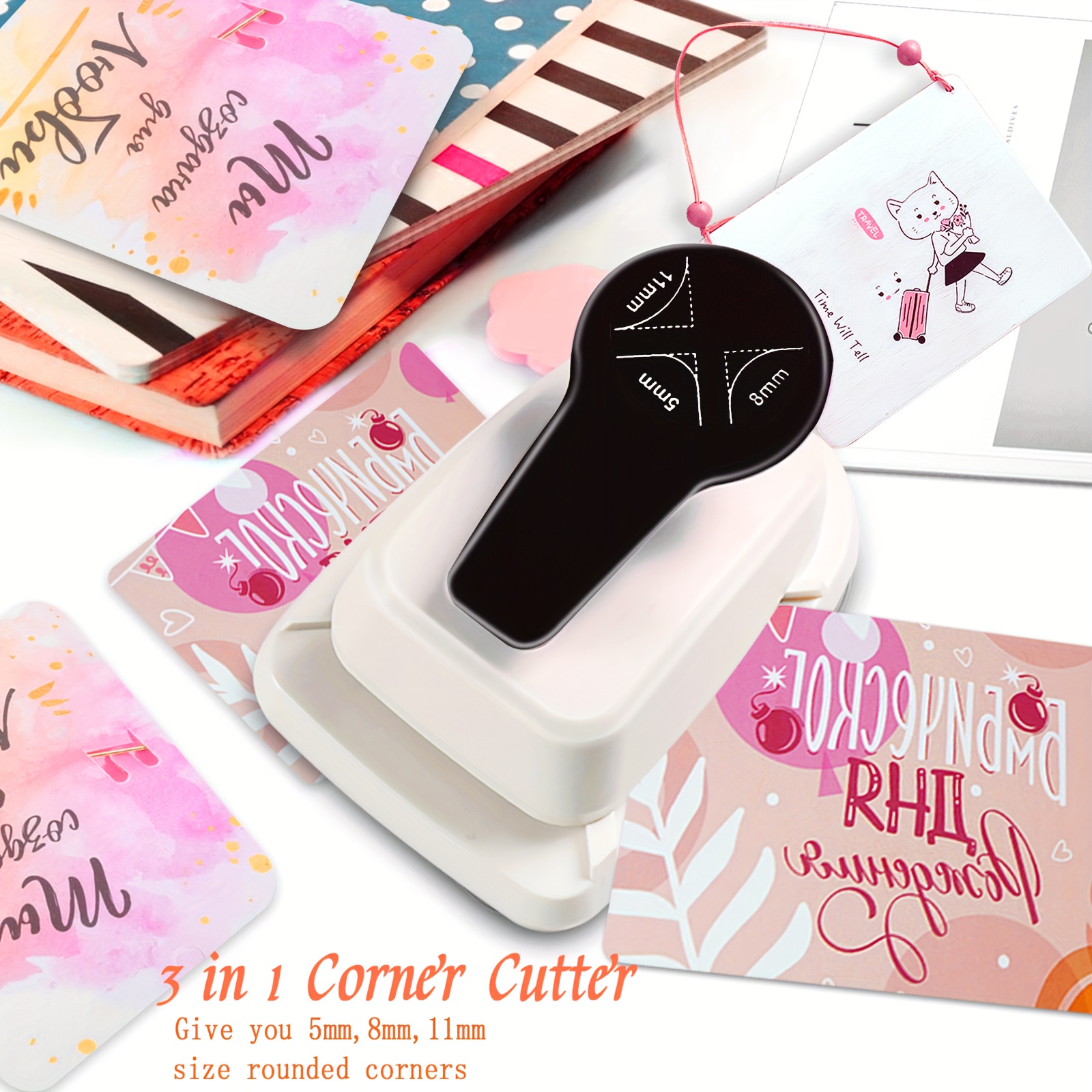 Round Corner Punch Corner Puncher Cutter for Paper Crafts, Photo
