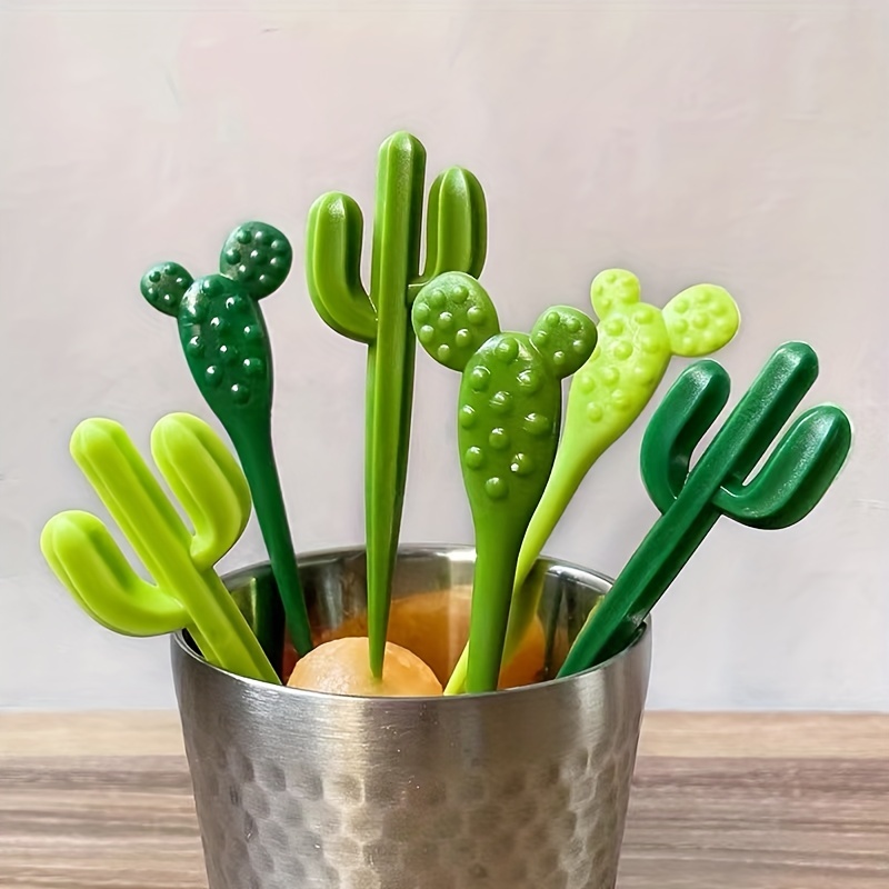 4pcs Potted Cactus Measuring Spoon Set Cute Cacti Spoons and Cups Measuring  Spoons Set for Salt