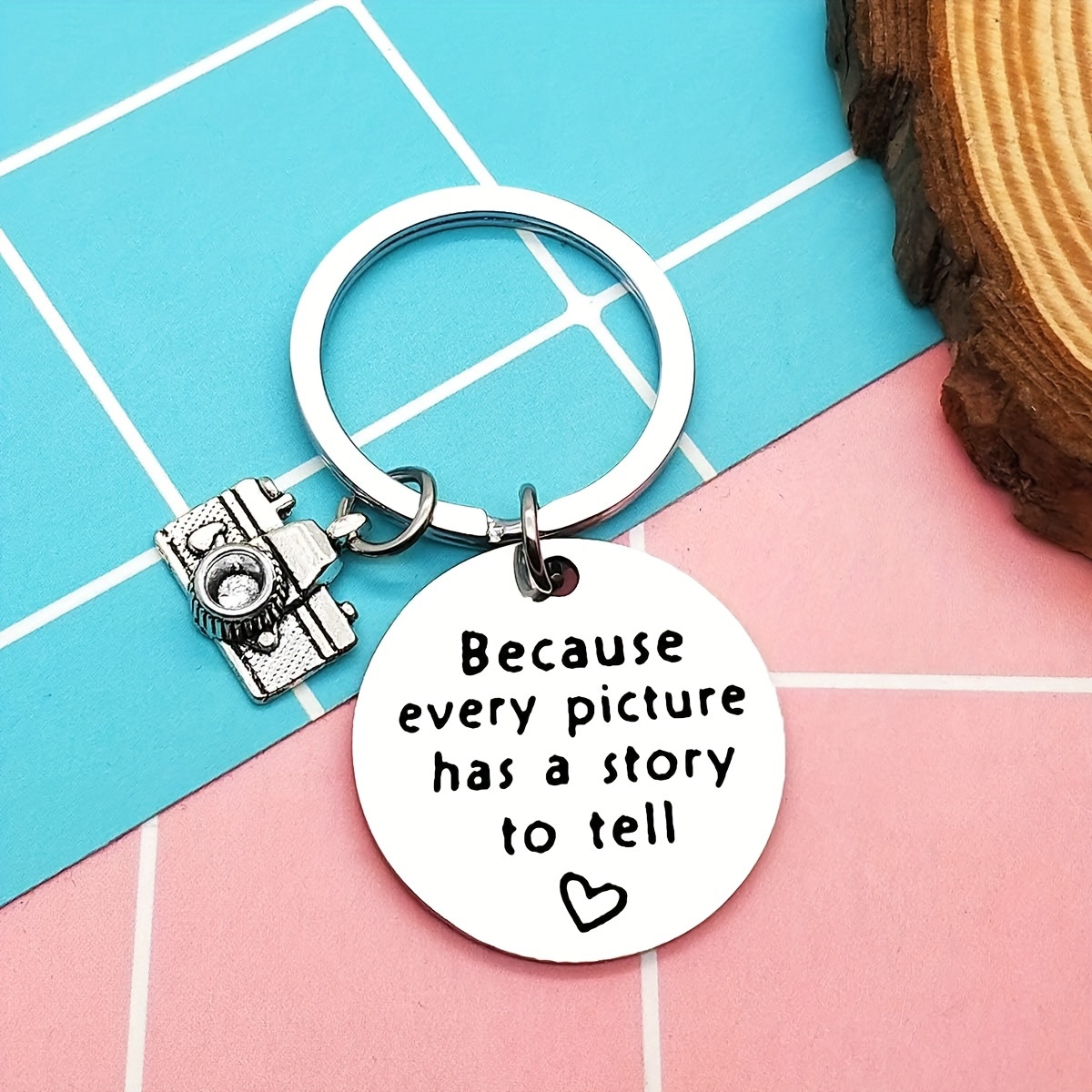 Photo Album Keychain Pendant Simple And Convenient To Carry - Temu