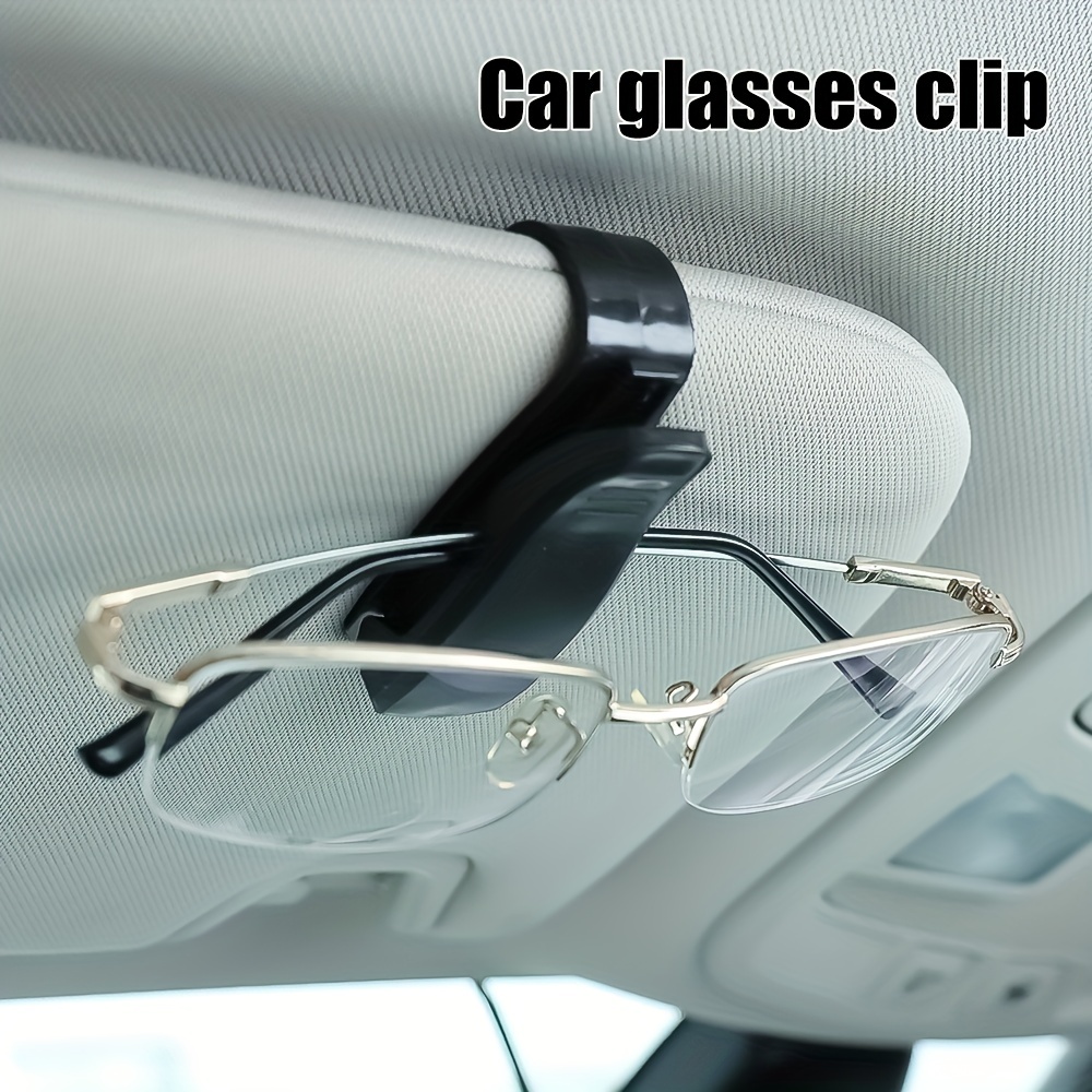 1 Stück Auto-Sonnenschutz-Brillenclip, ID-Karten-Ticket-Clip,  Sonnenschutz-Sonnenbrillengestell Für Einfachen Zugang Zu Automobilzubehör
