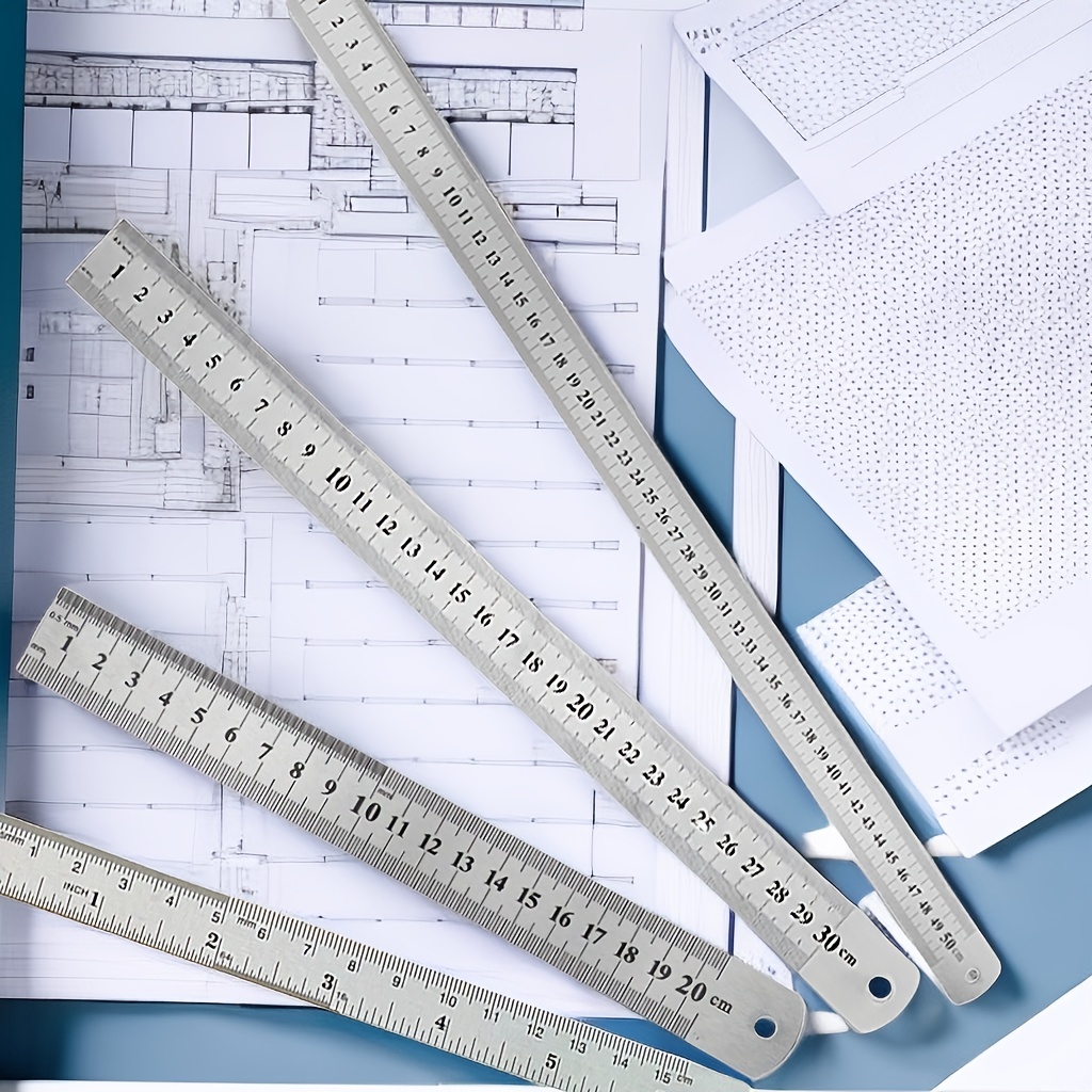 Clear Plastic Ruler, Standard/metric, 6 Long, Clear, 2/pack | Bundle of 5  Packs