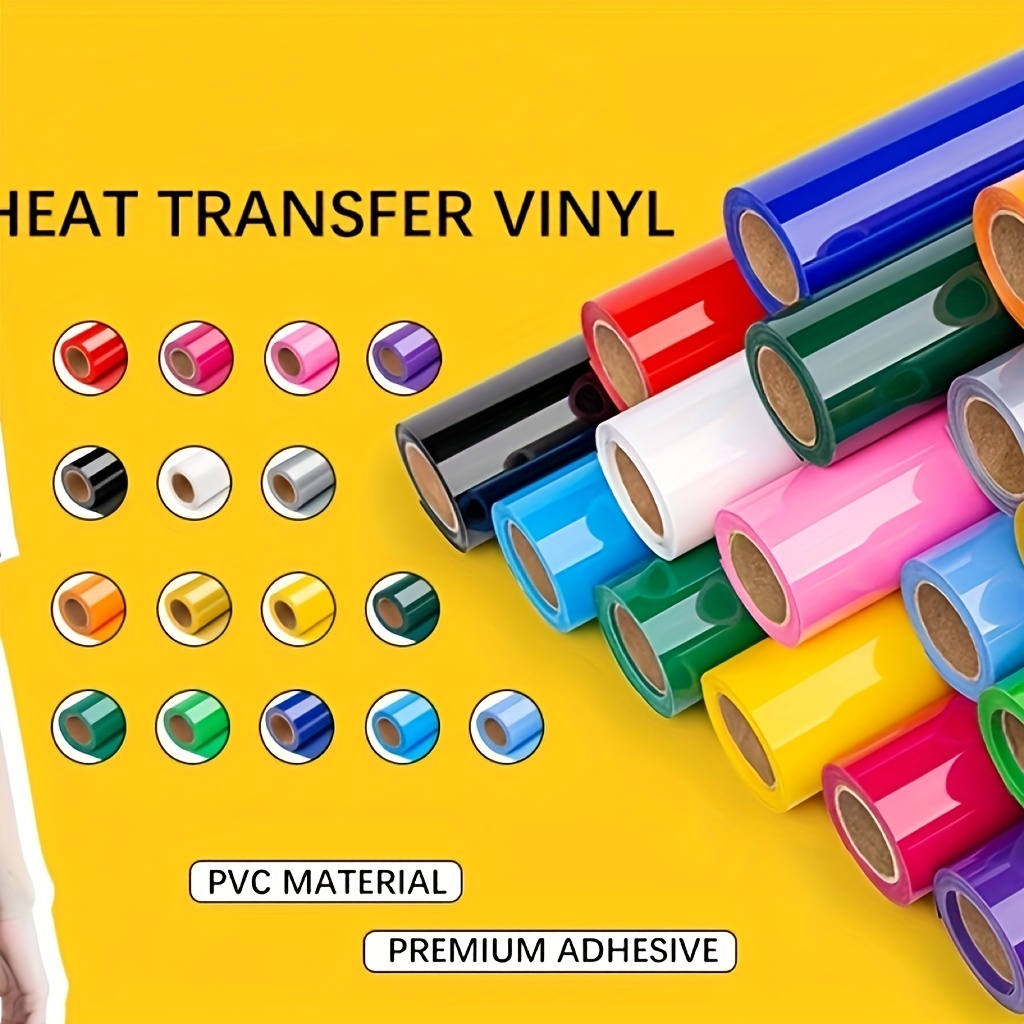 Pvc Heat Transfer Vinyl For Diy Clothing T shirt Mask Jeans - Temu