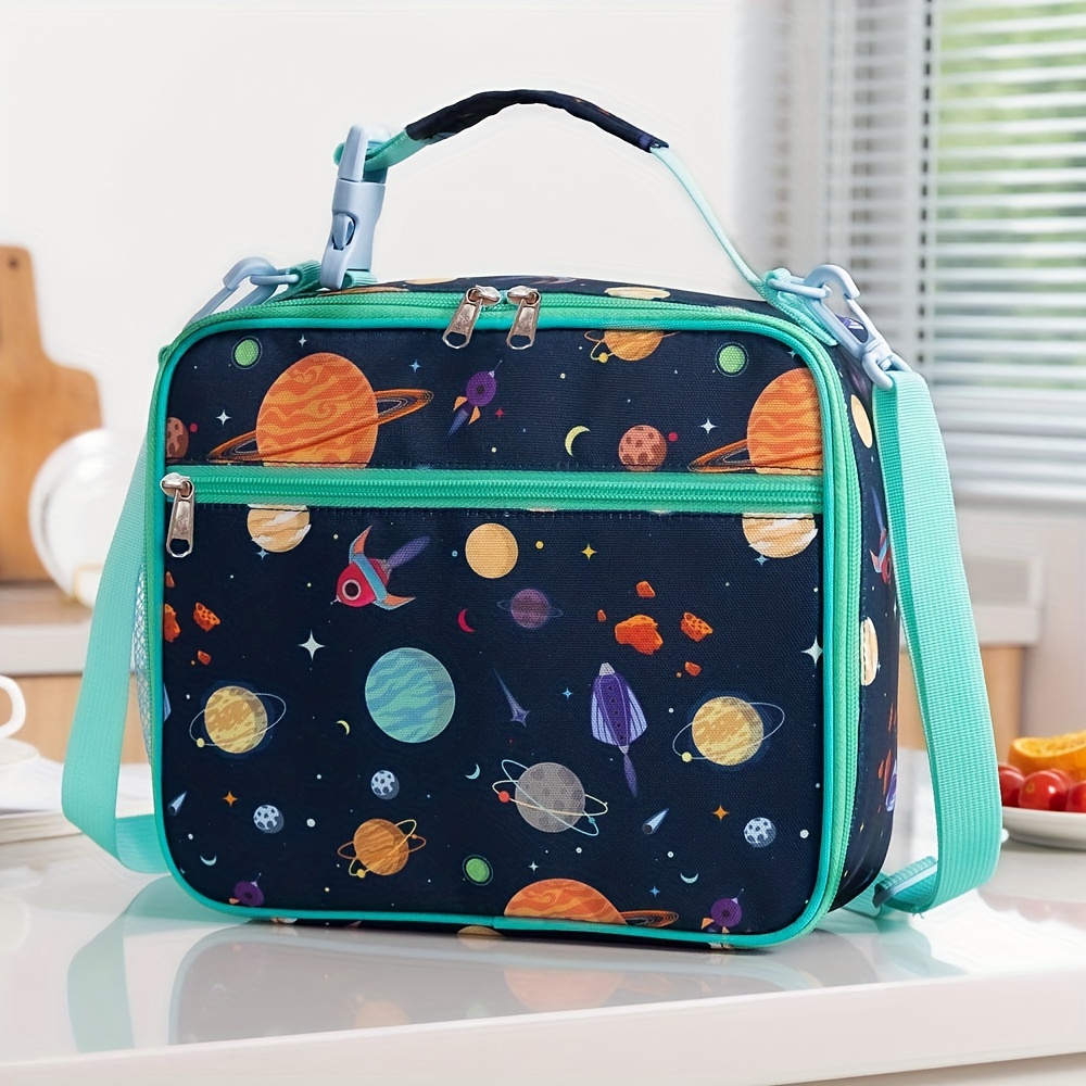 Kids Lunch Box Insulated Kids Lunch Bag,Lunch Box for Kids Girls with Strap  and Bottle Holder,Toddler Lunch Box,Girls lunch box bag with Durable  Zipper-Pockets,Keep Food Cold&Warm for Long Time 