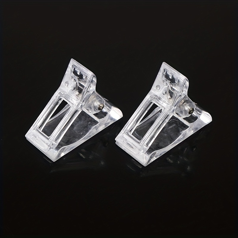 

1/6/12pcs Nail Art Extension Auxiliary Stereotype Transparent Clip Diy Nail Art Nail Piece Fixed Decoration Tool