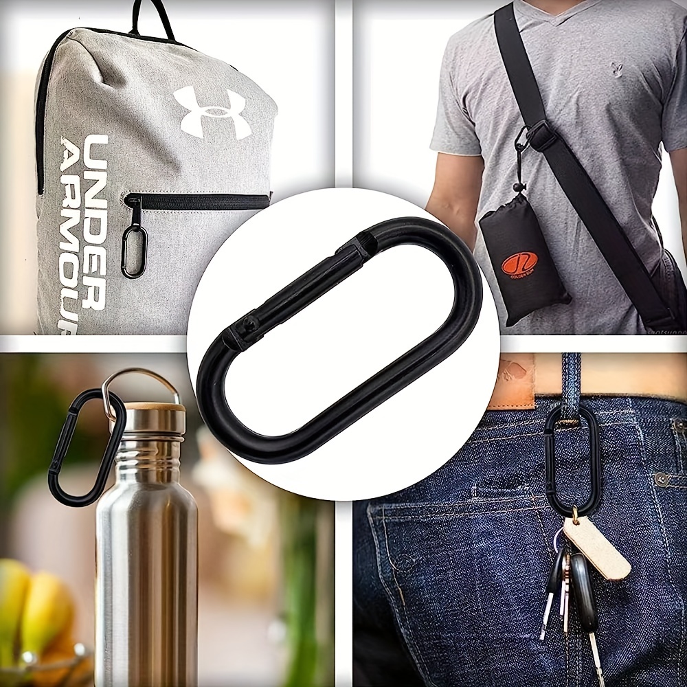 3X Water Bottle Holder Clip Carabiner Buckle Key Chain For Hiking Camping  Travel