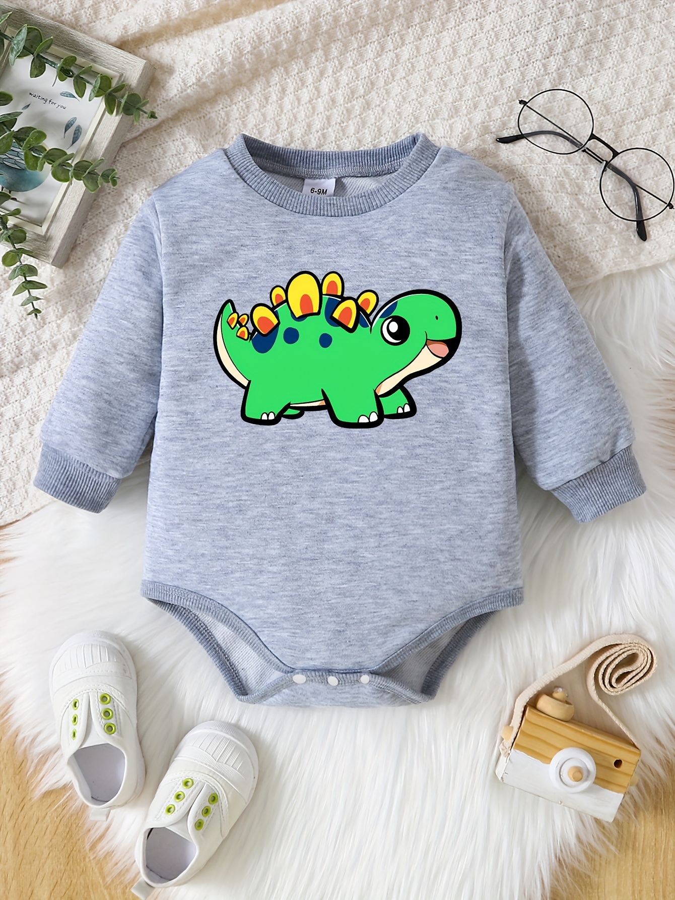 Boys best sale dinosaur onesie