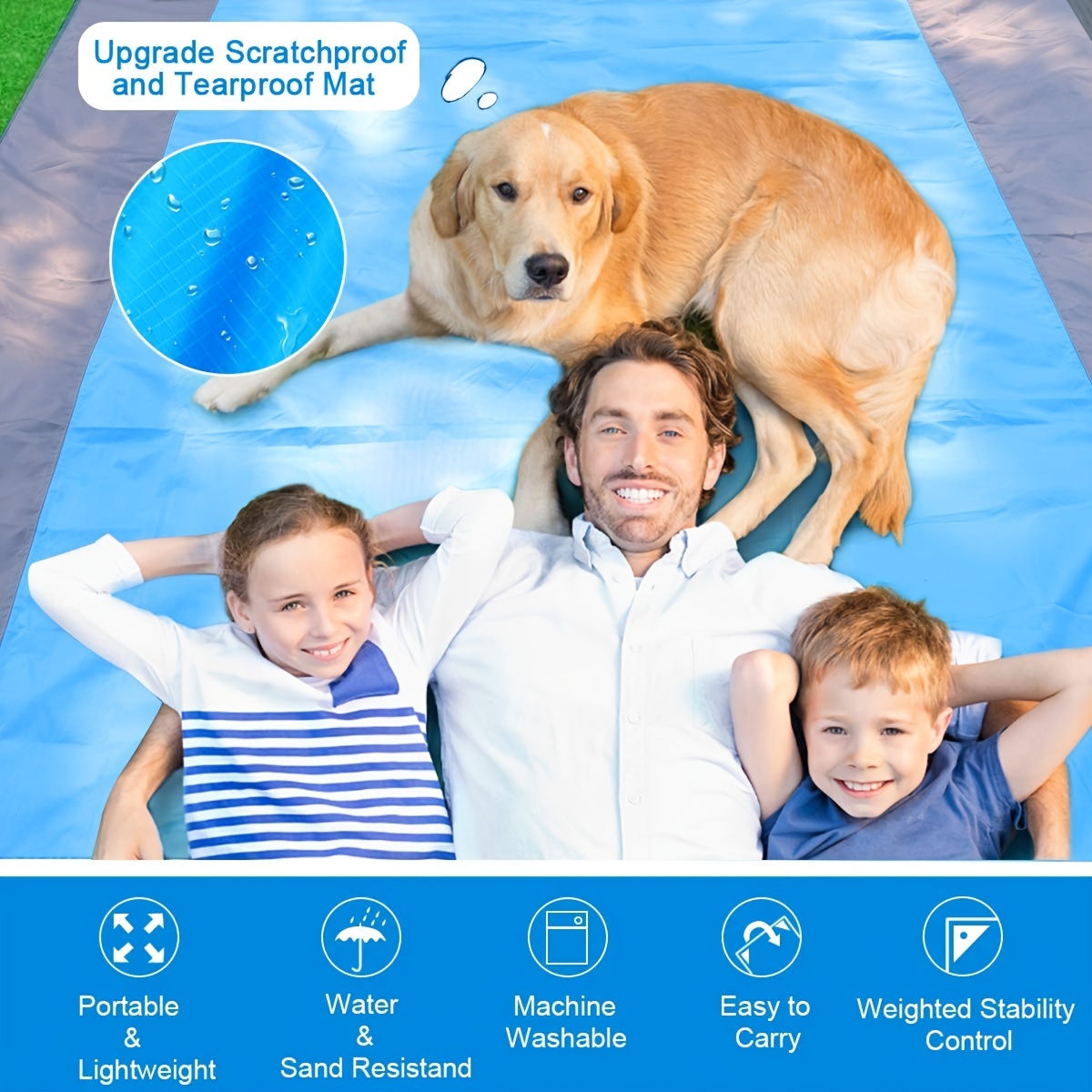 Oversized Sand Proof Beach Blanket 210x200 - Outdoor Picnic Mat for Travel
