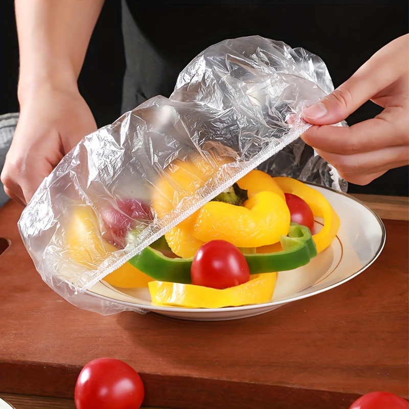 50/100pc Disposable Cling Film Cover Household Refrigerator Food