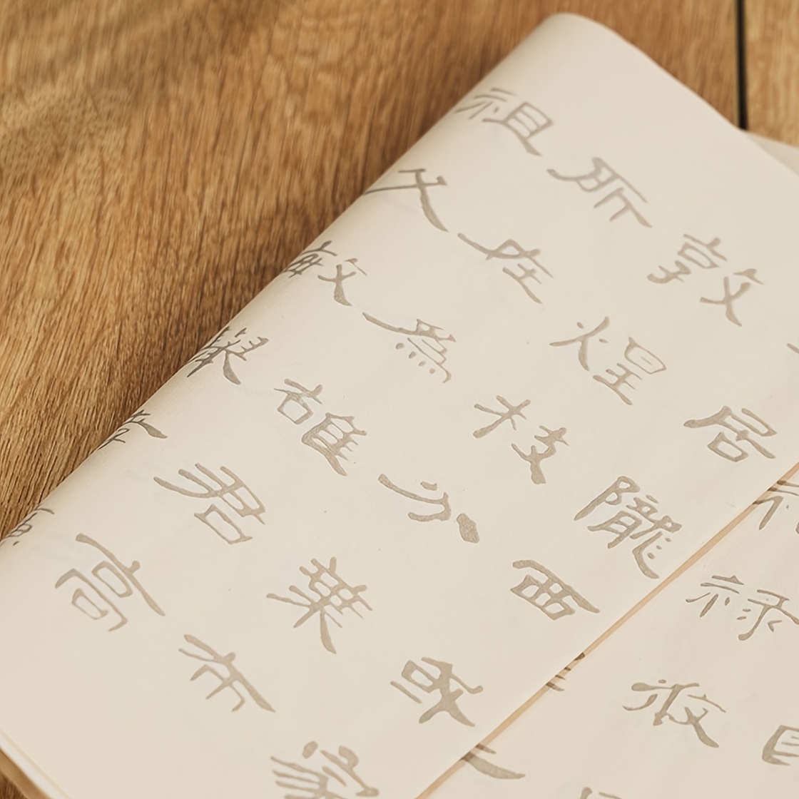 Cahier de calligraphie script