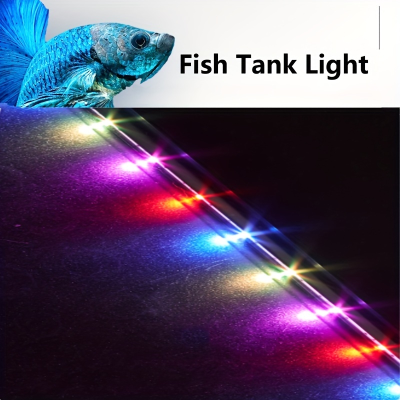 Éclairage D'ambiance Submersible 17-47cm, Lumière Vibrante Américaine  Étanche Pour Aquarium, 110v Disponible - Temu France