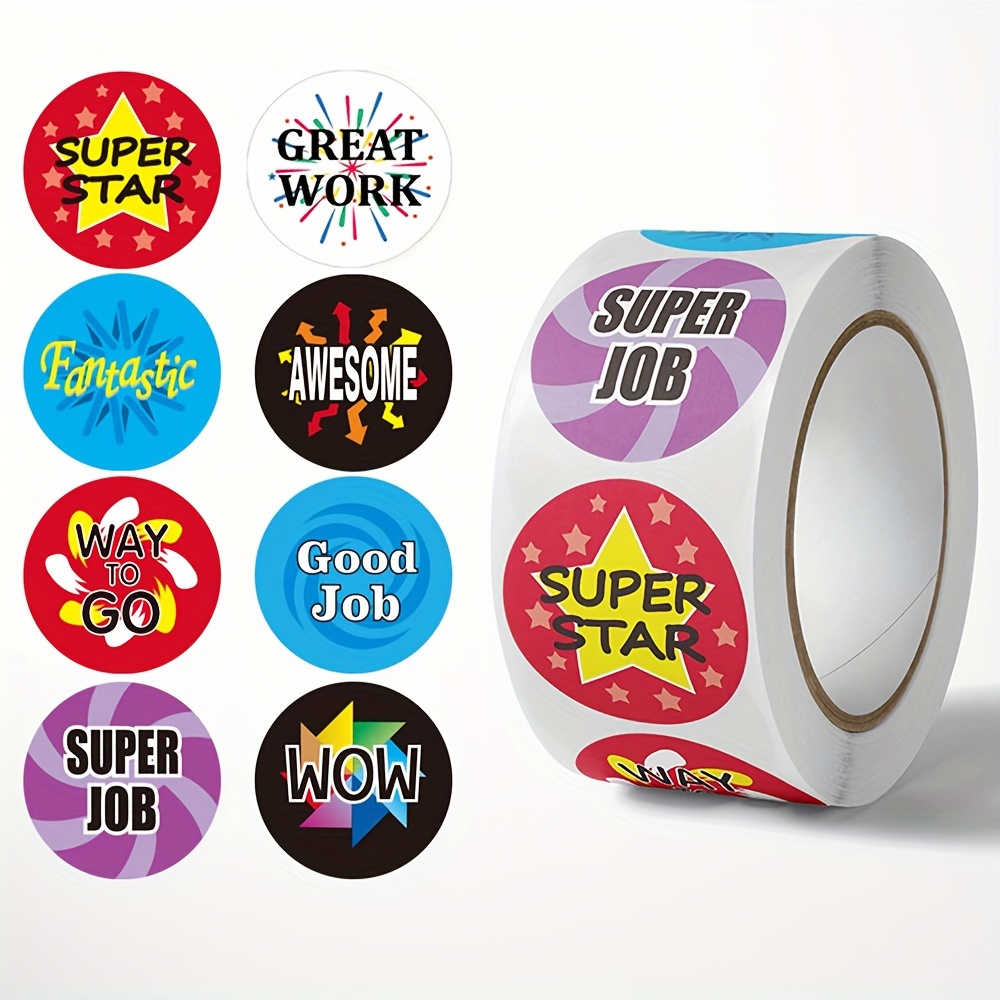 Pun Reward Stickers Pun Labels Inspirational Stickers - Temu