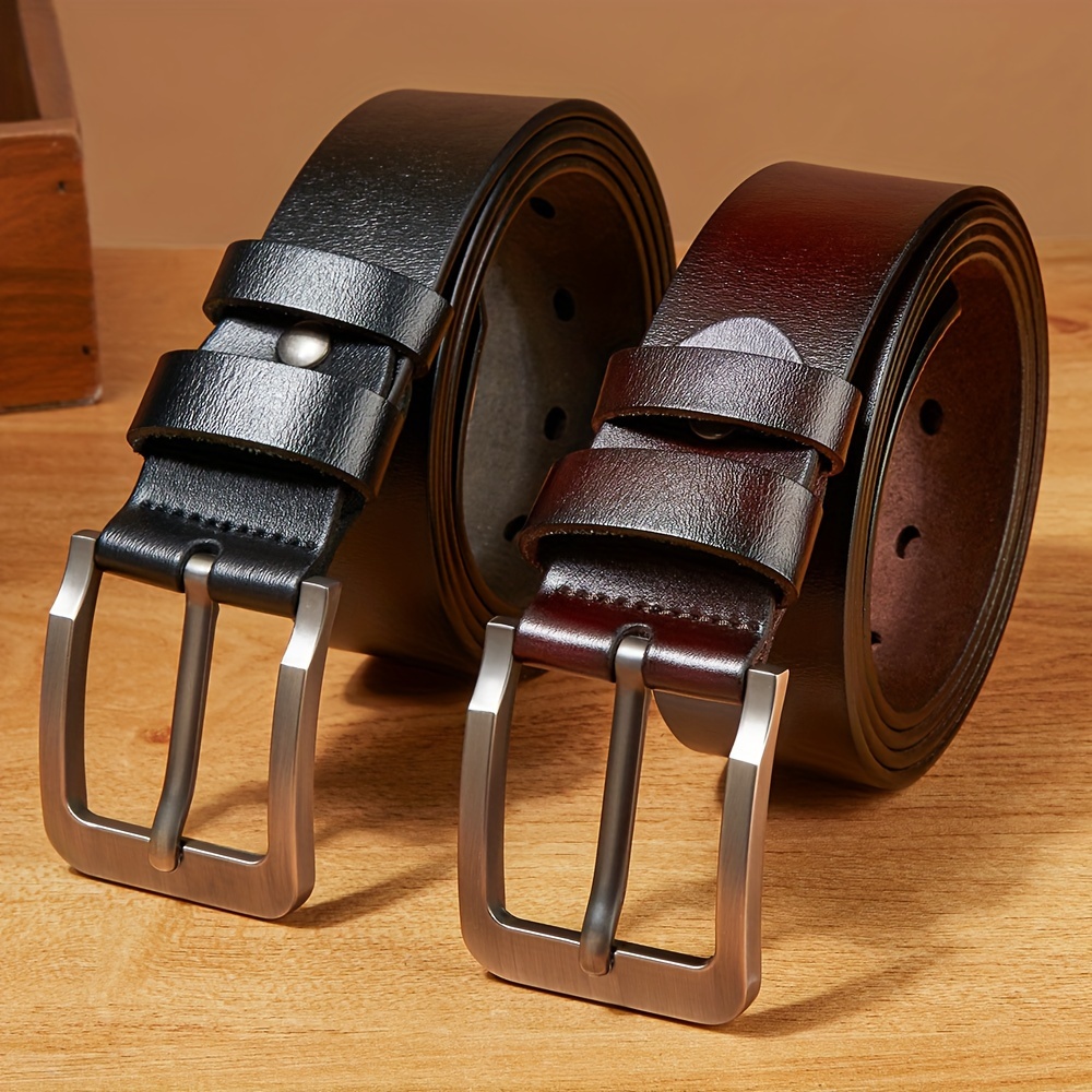 Mens Genuine Leather Belt Suitable For Work And Business, Shop The Latest  Trends