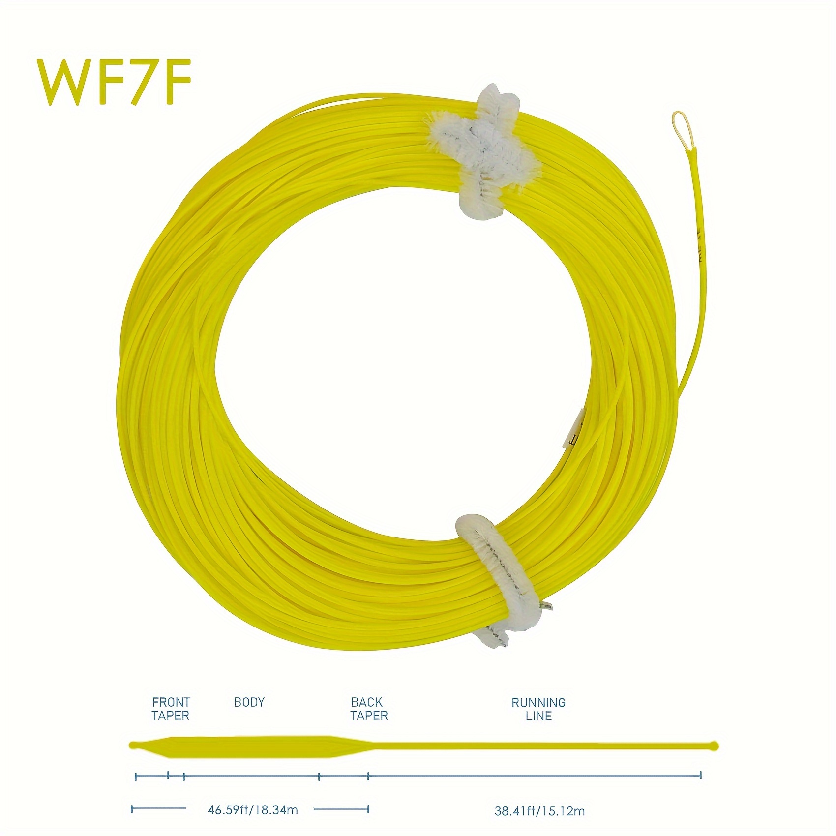 Wf1 9f Weight Forward Floating Fly Fishing Line Fishing - Temu