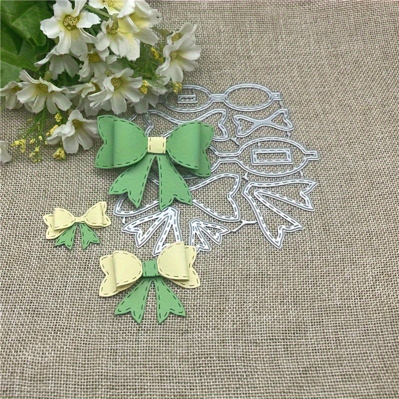 

Golden For Bow Ties, A Cutting Mold Template For Diy Clipboards Decoration And Embossing Template.