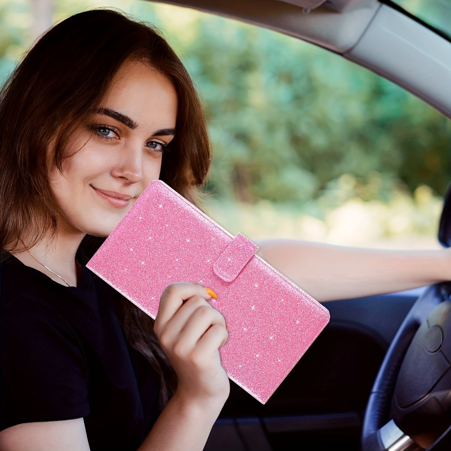 Porta Documenti Registrazione E Assicurazione Auto Porta - Temu Italy