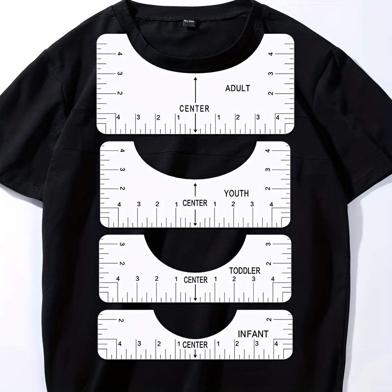 8 Pieces T-shirt Alignment Tool T-shirt Ruler Guide Tool T-shirt