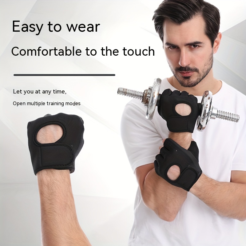 Unisex Fitness Workout Gloves Cycling Weightlifting Dumbbell - Temu