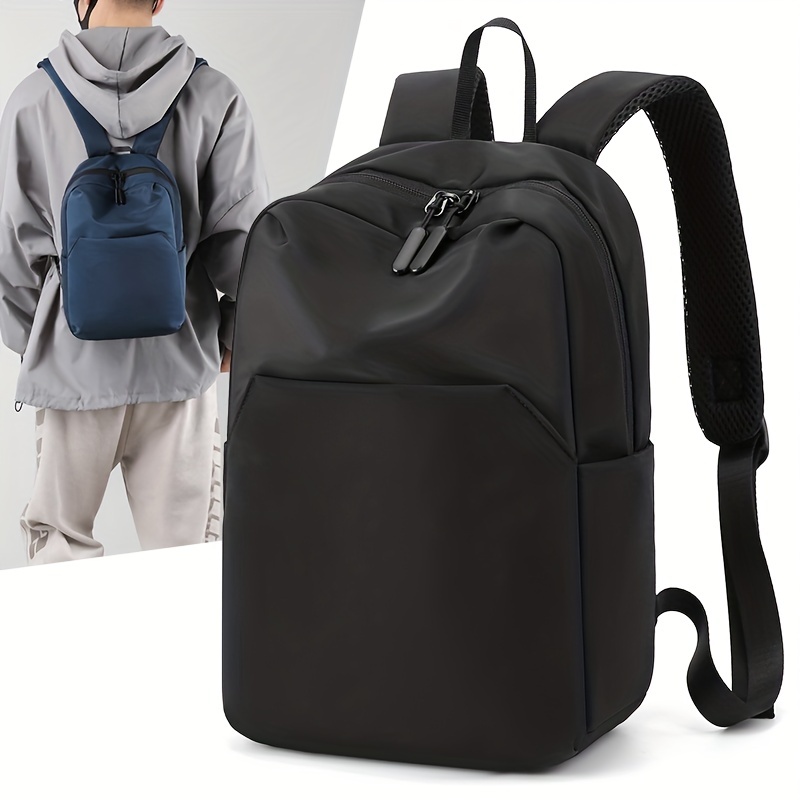 Men's Small Backpack Simple Business Travel Casual Bag - Temu