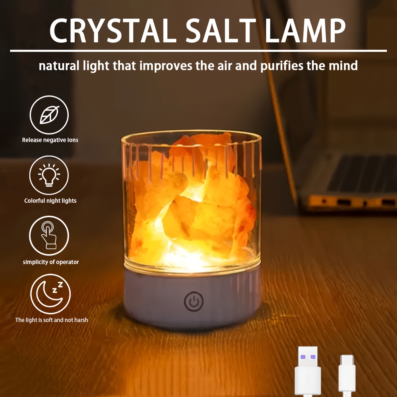 La lampe de sel d'Himalaya petit format
