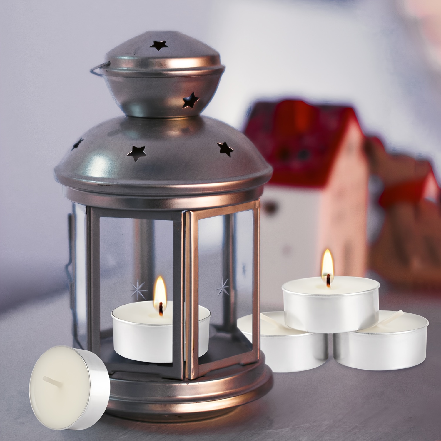 Tea Lights Candle Smokeless Tea Candle Small Candle Mini - Temu