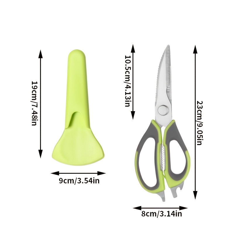 Kitchen Scissors w/ Magnetic Sheath