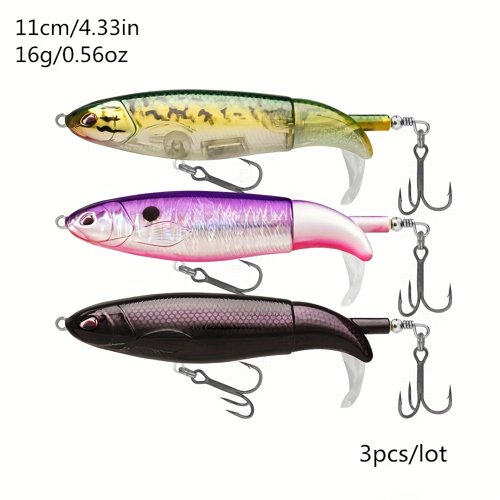 Topwater Frog Duck Fishing Lures For Bass Propeller Crankbaits With  Floating Rotating Tail Tractor Kit Accessories, Save More With Deals