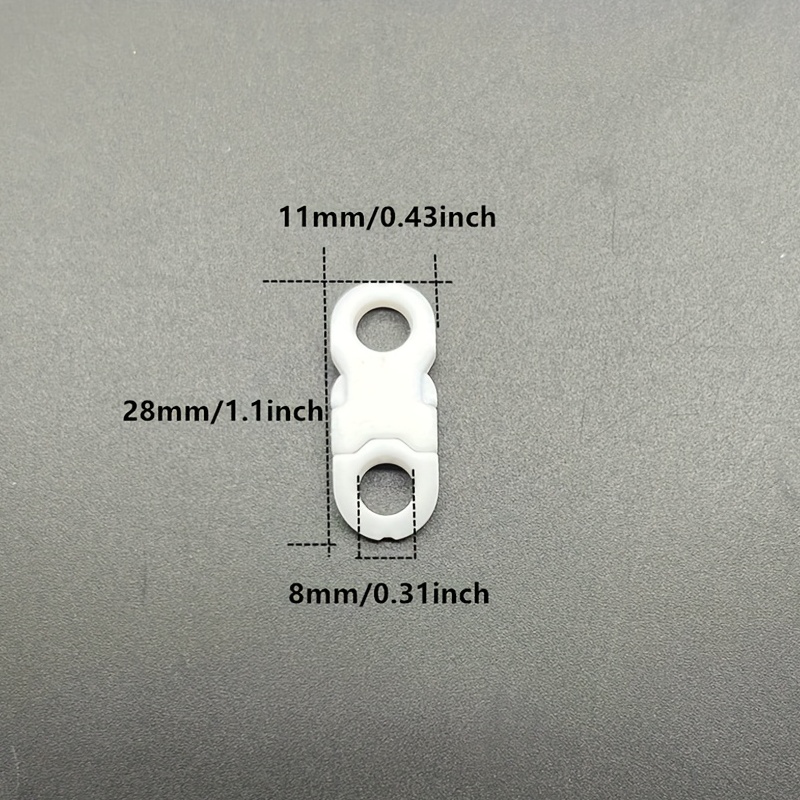10pcs 8mm Inside Diameter Of Contoured Side Release For Paracord Bracelet  Plastic Buckle DIY Pet Release