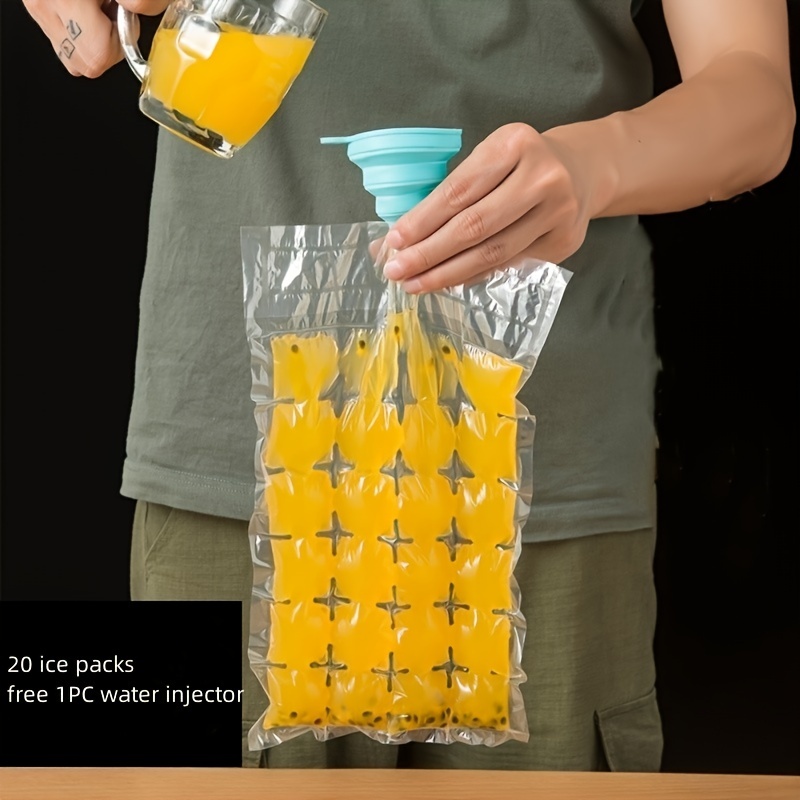 Disposable Ice Cube Bag Ice Tray Bag Ice Cube Mold Tray Self