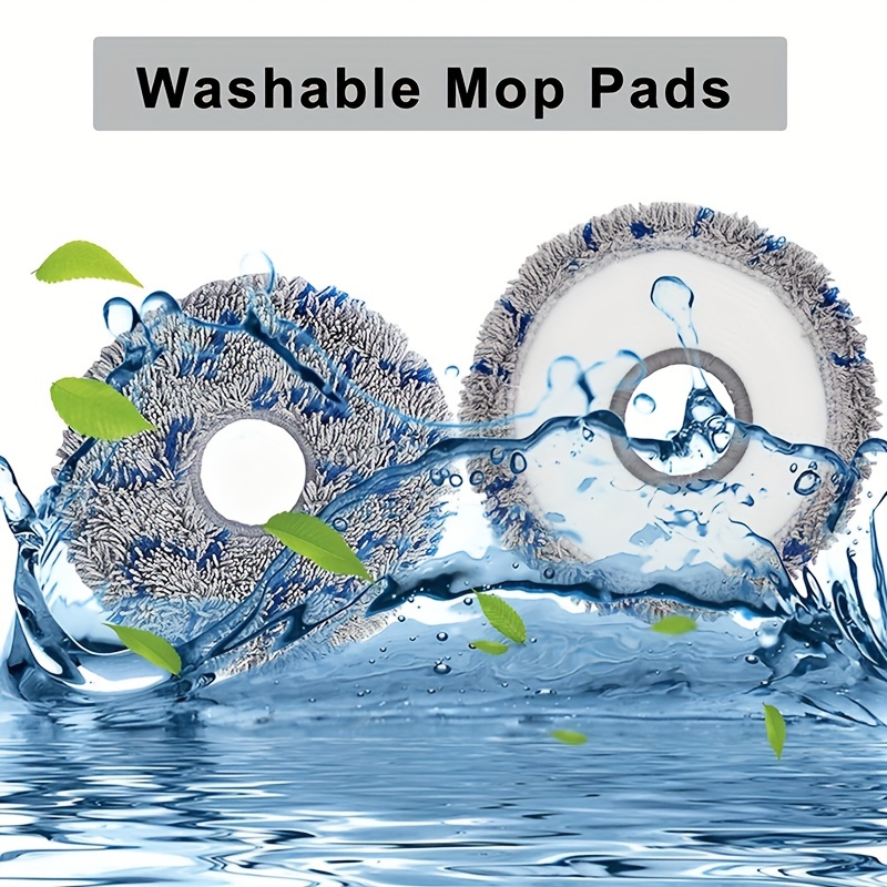  6 Pack Washable Mop Cloths Cleaning Rag for Ecovacs