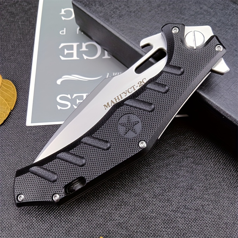 Outdoor Pocket Folding Knife Hunting Camping Survival Fishing Tactical W24