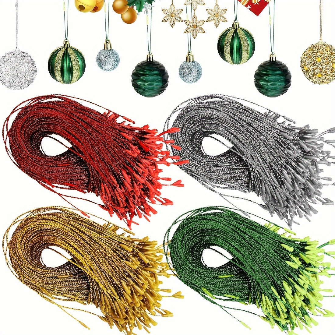Christmas Ornament Hooks Christmas Ornament Hangers Bendable - Temu  Philippines