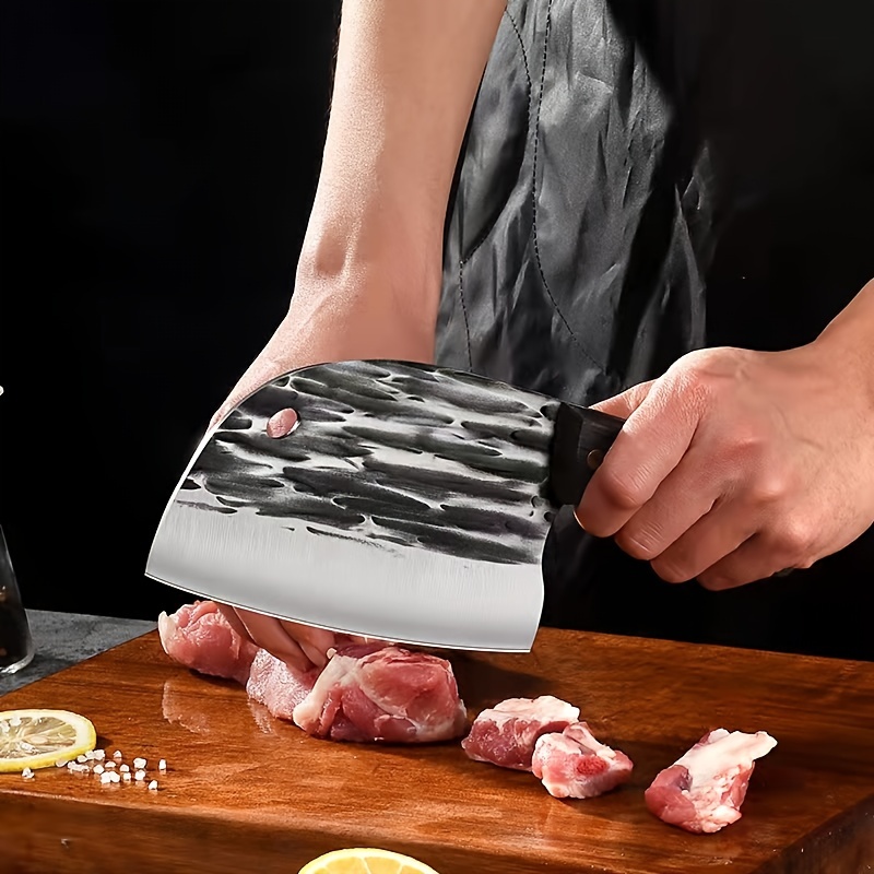 Kitchen Knife Meat Knife Meat Cleaver Household Outdoor Bbq - Temu