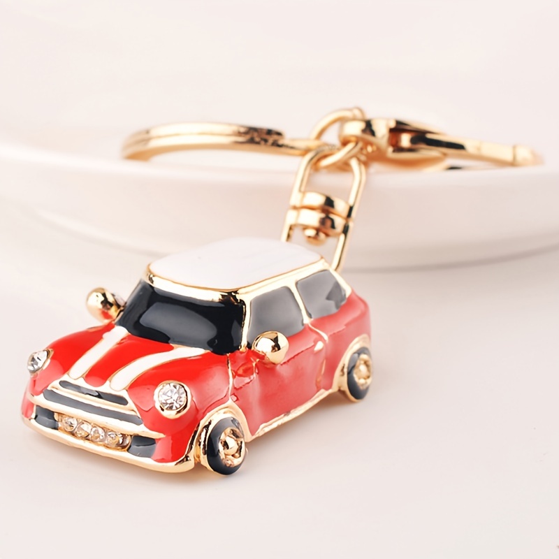 Mini Cooper Charm (for key fob, bracelet, necklace, backpack, zipper pull,  etc.)