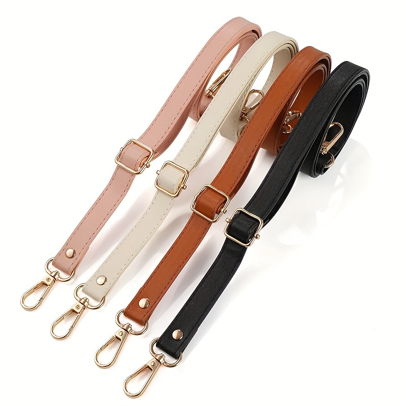 Faux Leather Adjustable Cross Body Strap Bag Strap - Temu