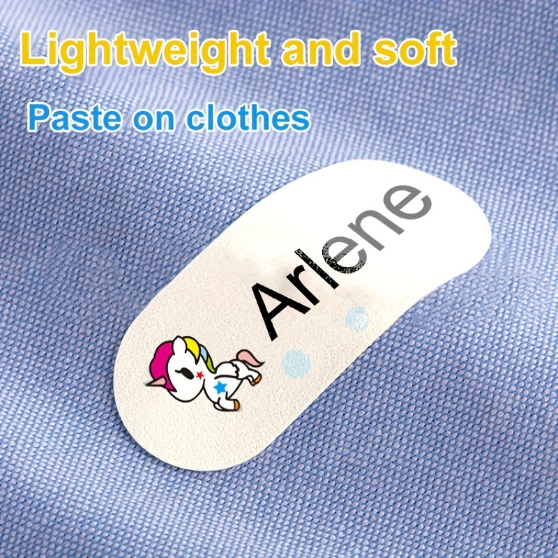 Personalized Custom Clothes Name Stickers Can Be Ironed On - Temu