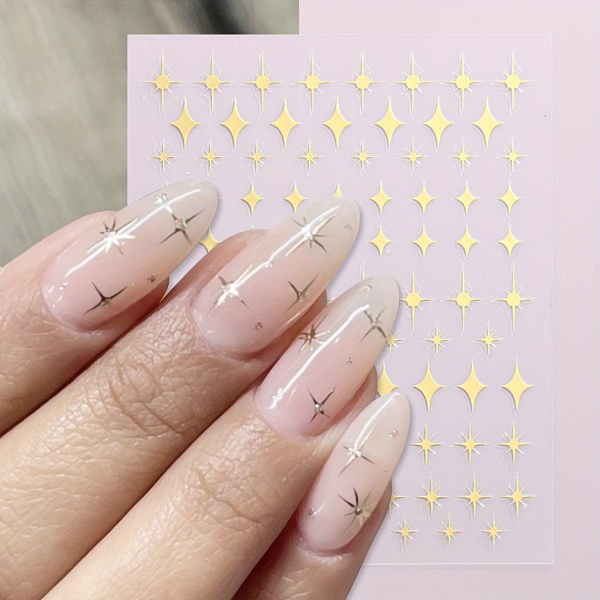 how to do the viral star nail trend in 3 easy steps 🤩 using XOXO Jell... |  TikTok