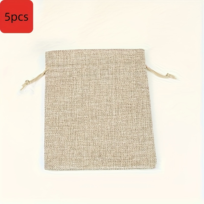 Retro Hemp Jewelry Bags Drawstring Pouches Jewelry Bags For - Temu