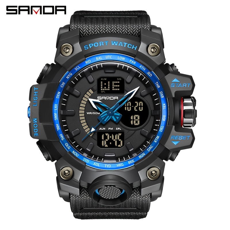 RELOJ SPORT WATCH LUZ LED - RESISTENTE AL AGUA